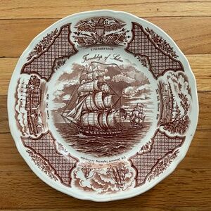 Vintage Alfred Meakin "Fair Winds" Staffordshire Serving Plate